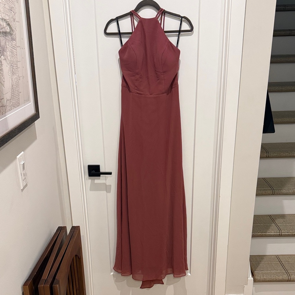 Bridesmaid Highneck Dress